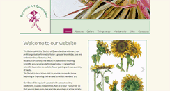 Desktop Screenshot of botanicalartqld.com.au